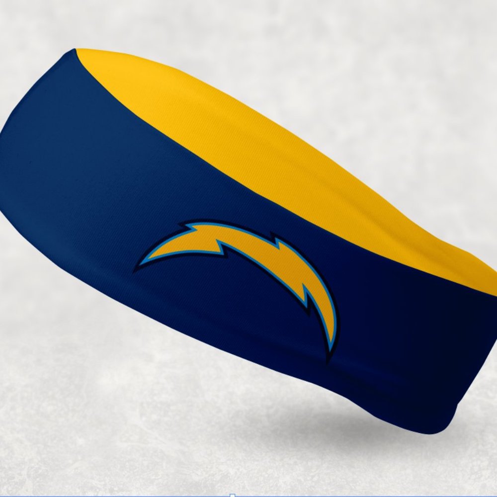 NEW - Reversible Los Angeles Chargers Headband LA Chargers Headband
